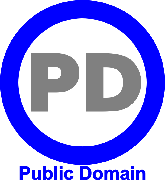 Free Vector Public Domain Icon Blue Clip Art - Clip Art In Public Domain (546x596)
