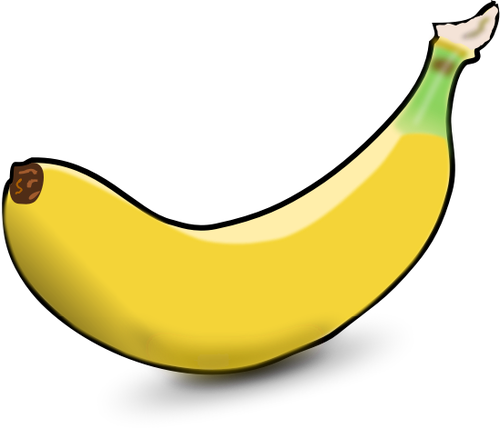 Clipart Fruit Banana Clip Art Graphics Public Domain - Banana Fruit Clipart (500x428)