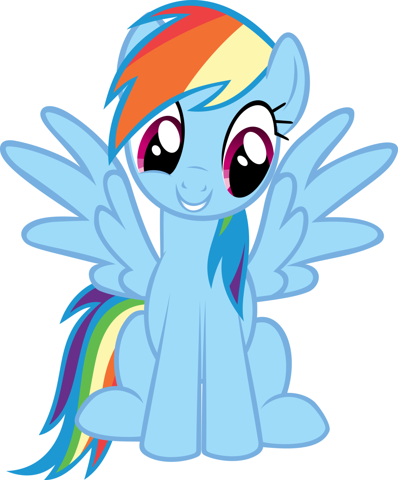 My Little Pony Rainbow Dash (1280x1546)