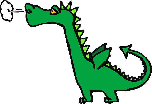 Dragon Clipart Public Domain - Dragon Clip Art Free (640x438)