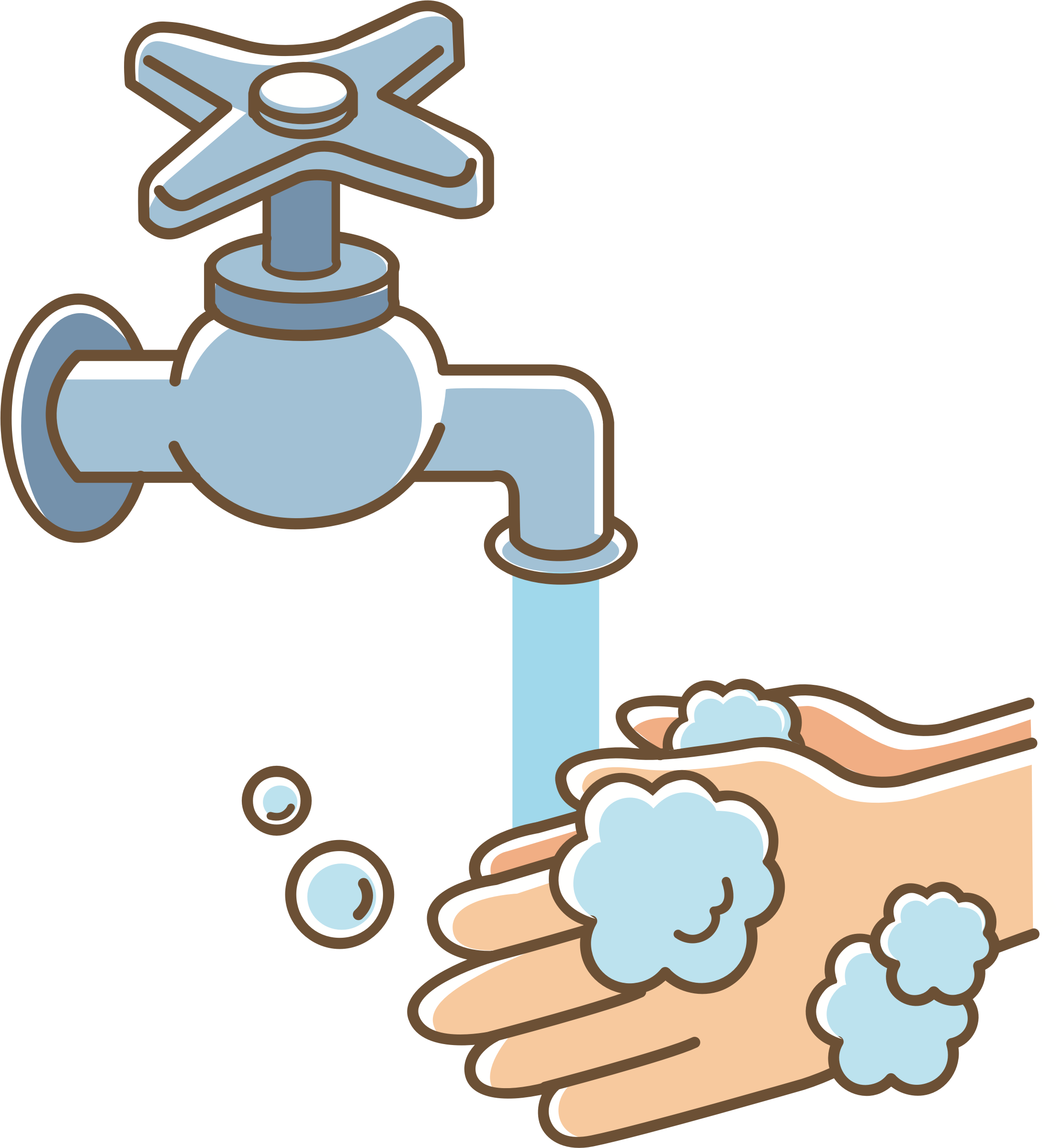 Big Image - Wash Your Hands Png (2222x2397)