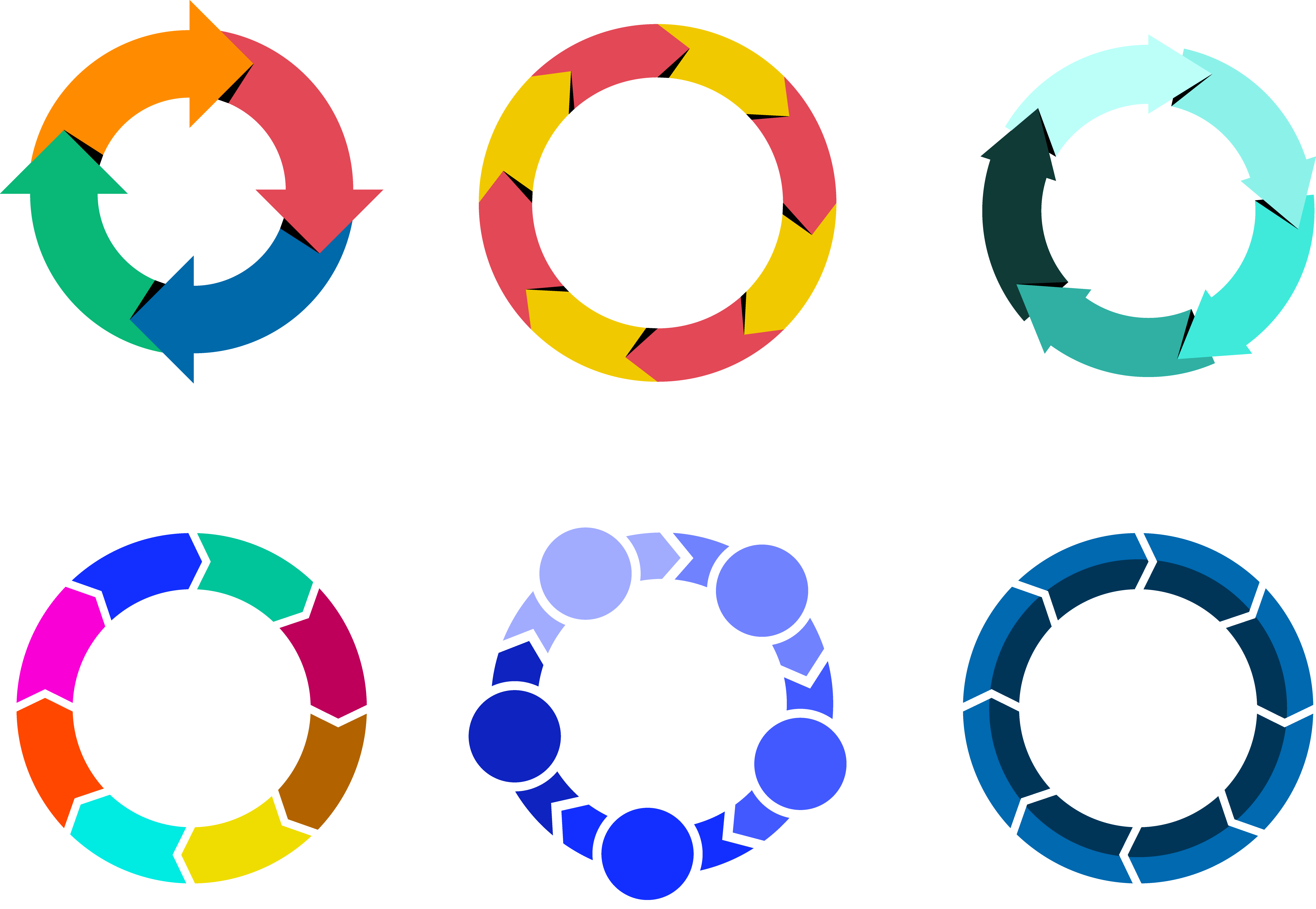 Circle Euclidean Vector Color Clip Art - Circle Euclidean Vector Color Clip Art (4961x3426)