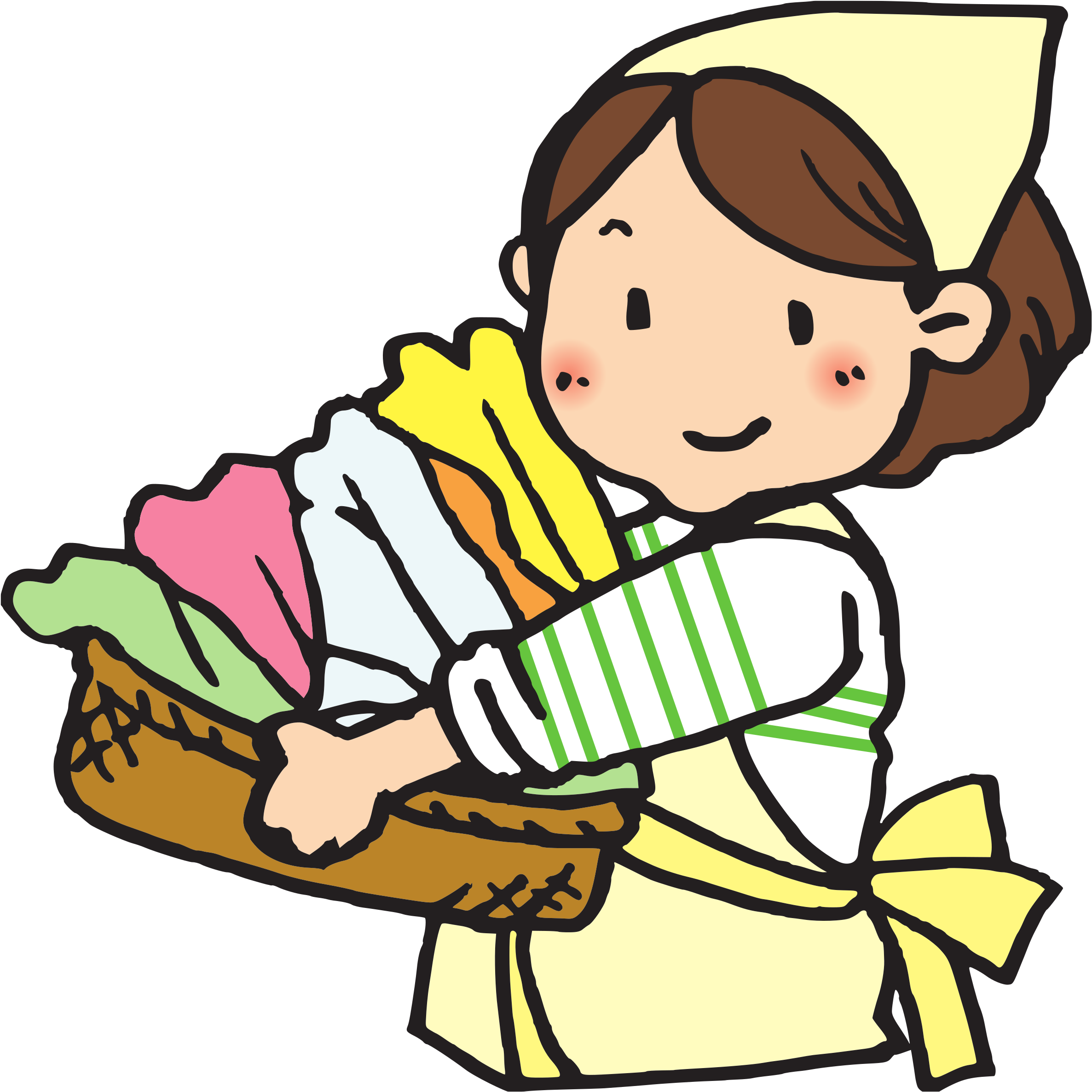 Big Image - Laundry Clipart (2400x2400)