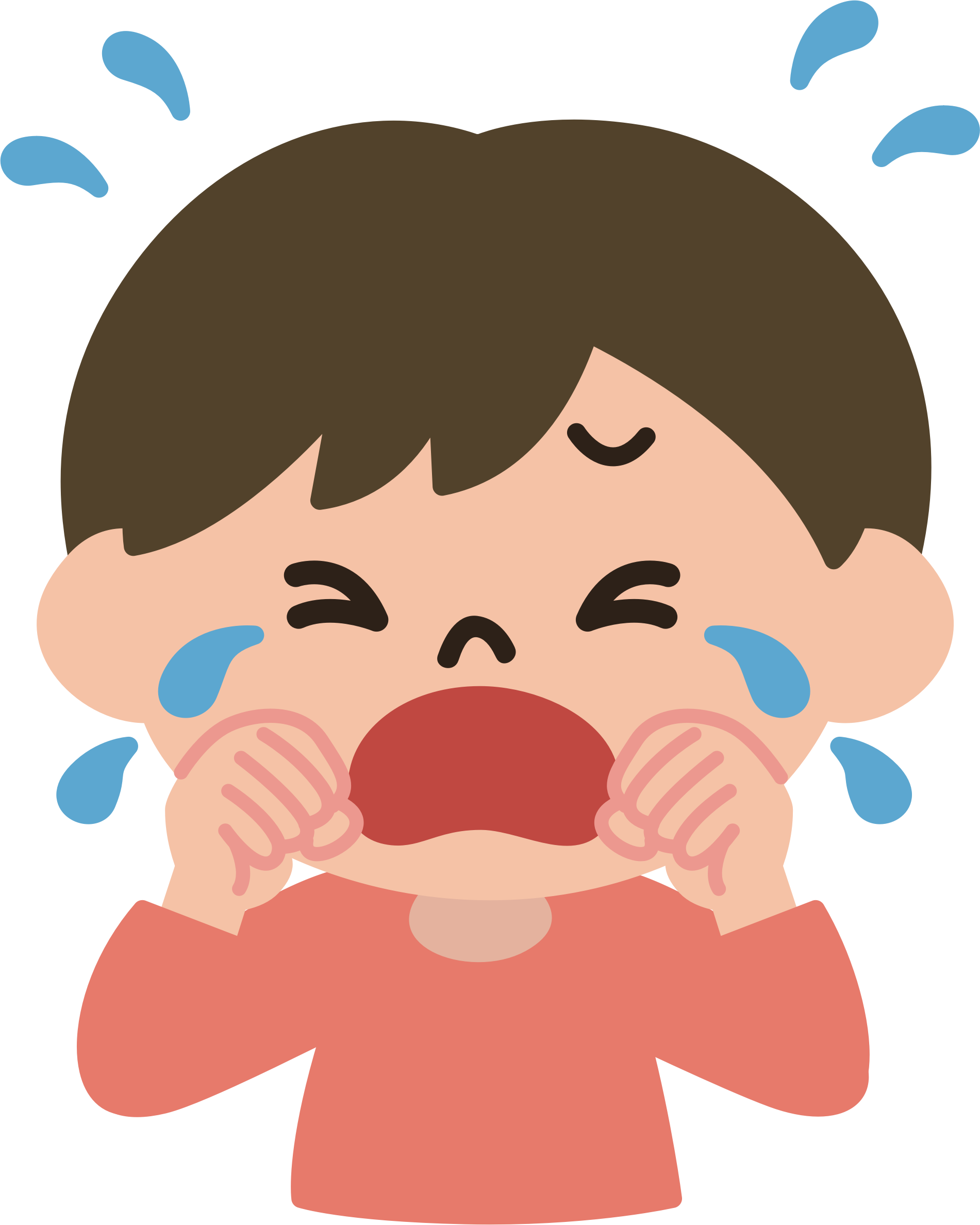 Big Image - Clipart Cry Png (1901x2376)