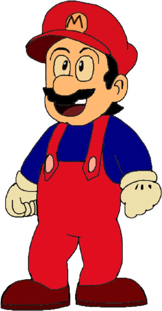 Anime Mario Png By Apjsketch - Anime Mario Png (774x1031)