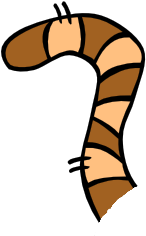 Tail Of A Cat Clipart (410x426)