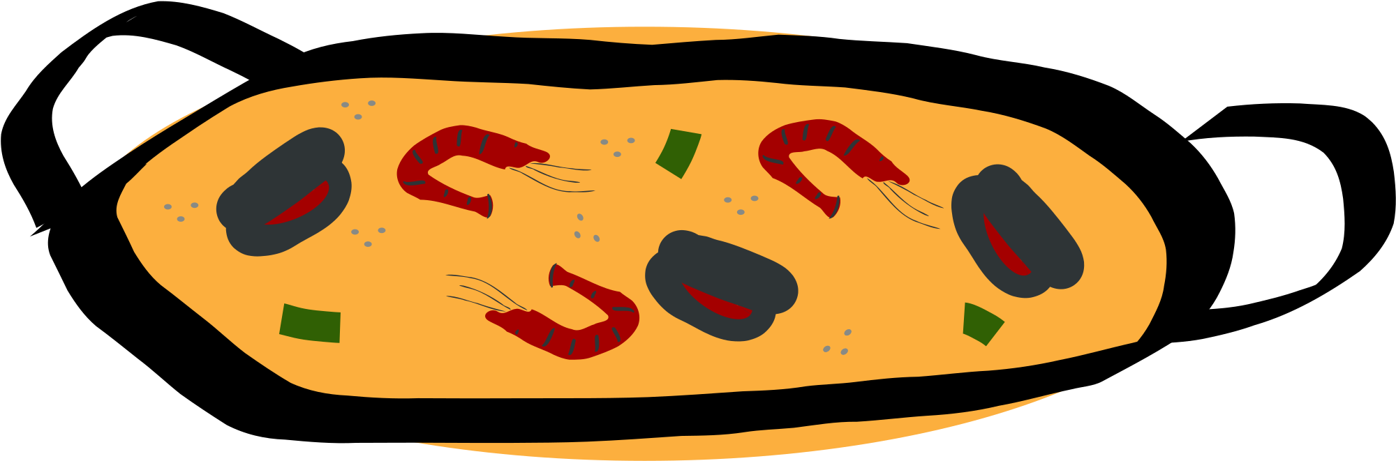Get Notified Of Exclusive Freebies - Cartoon Spanish Food (2400x1200)