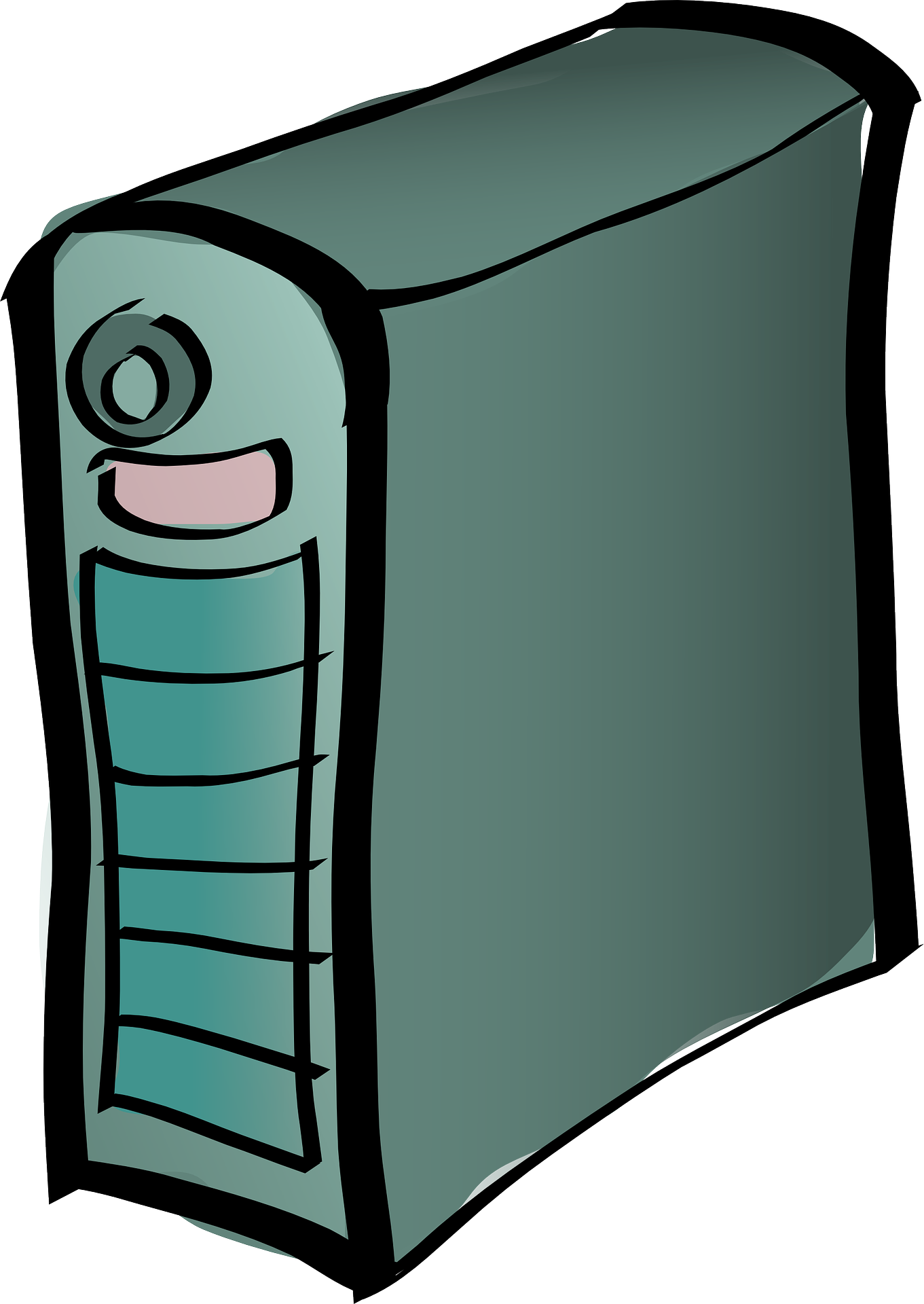 Scribley Pc Clip Art - Computer (1361x1920)