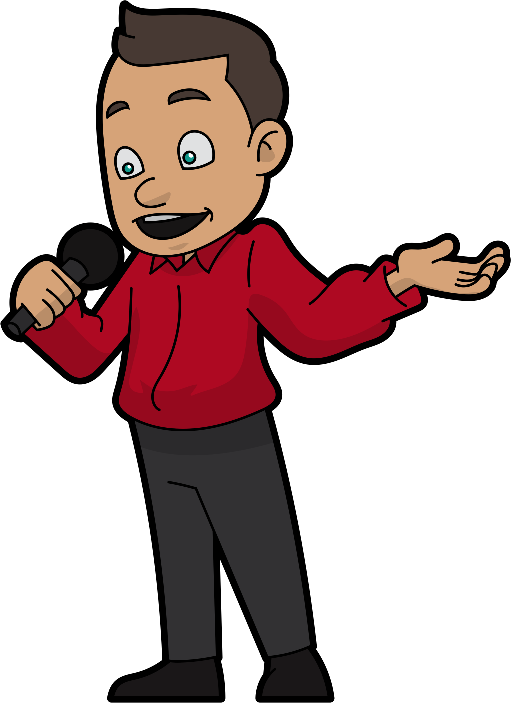 Man Public Speaking - Public Speaking Clipart (1140x1534)