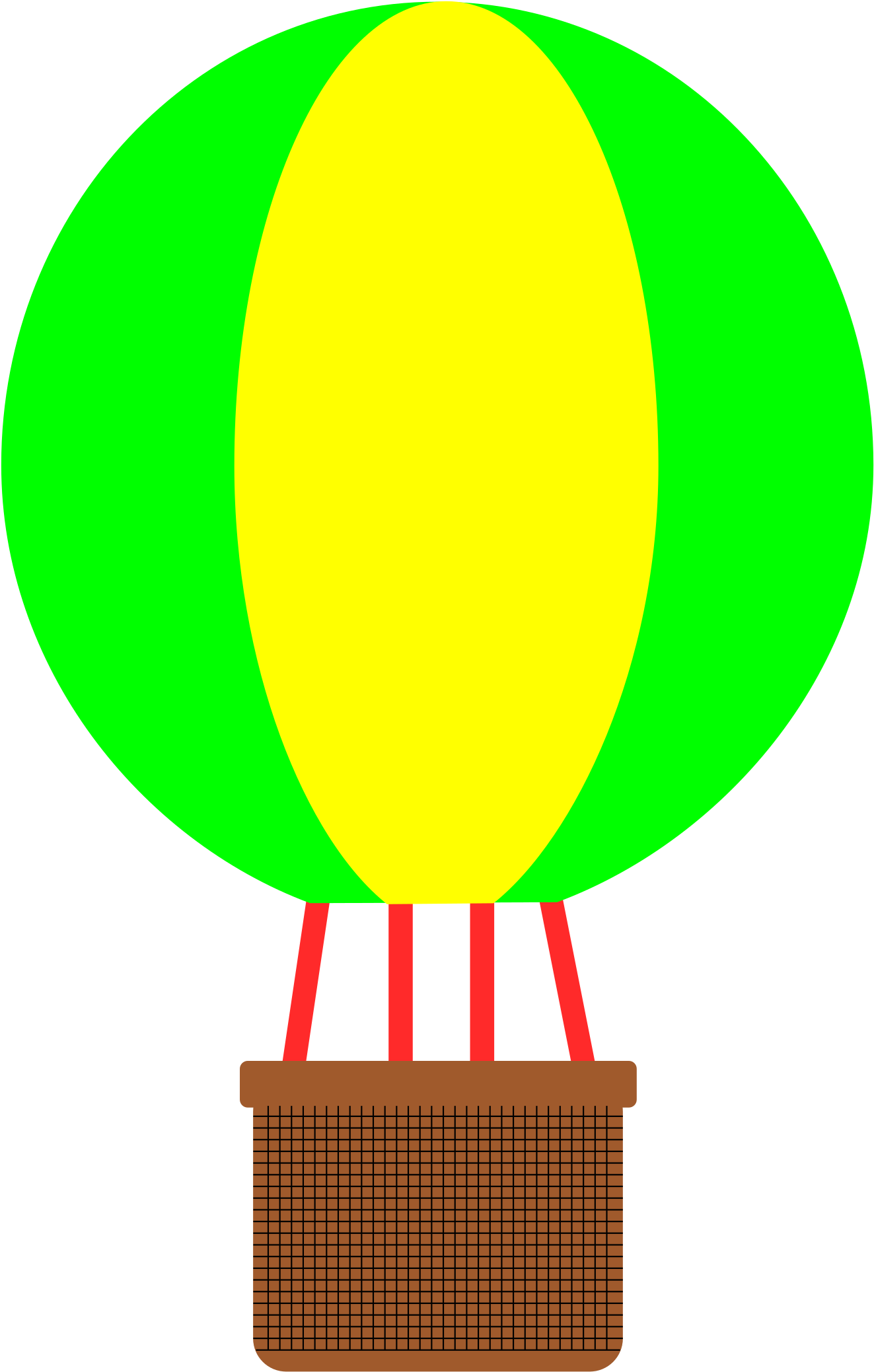 Big Image - Air Balloons Clip Art (1472x2400)