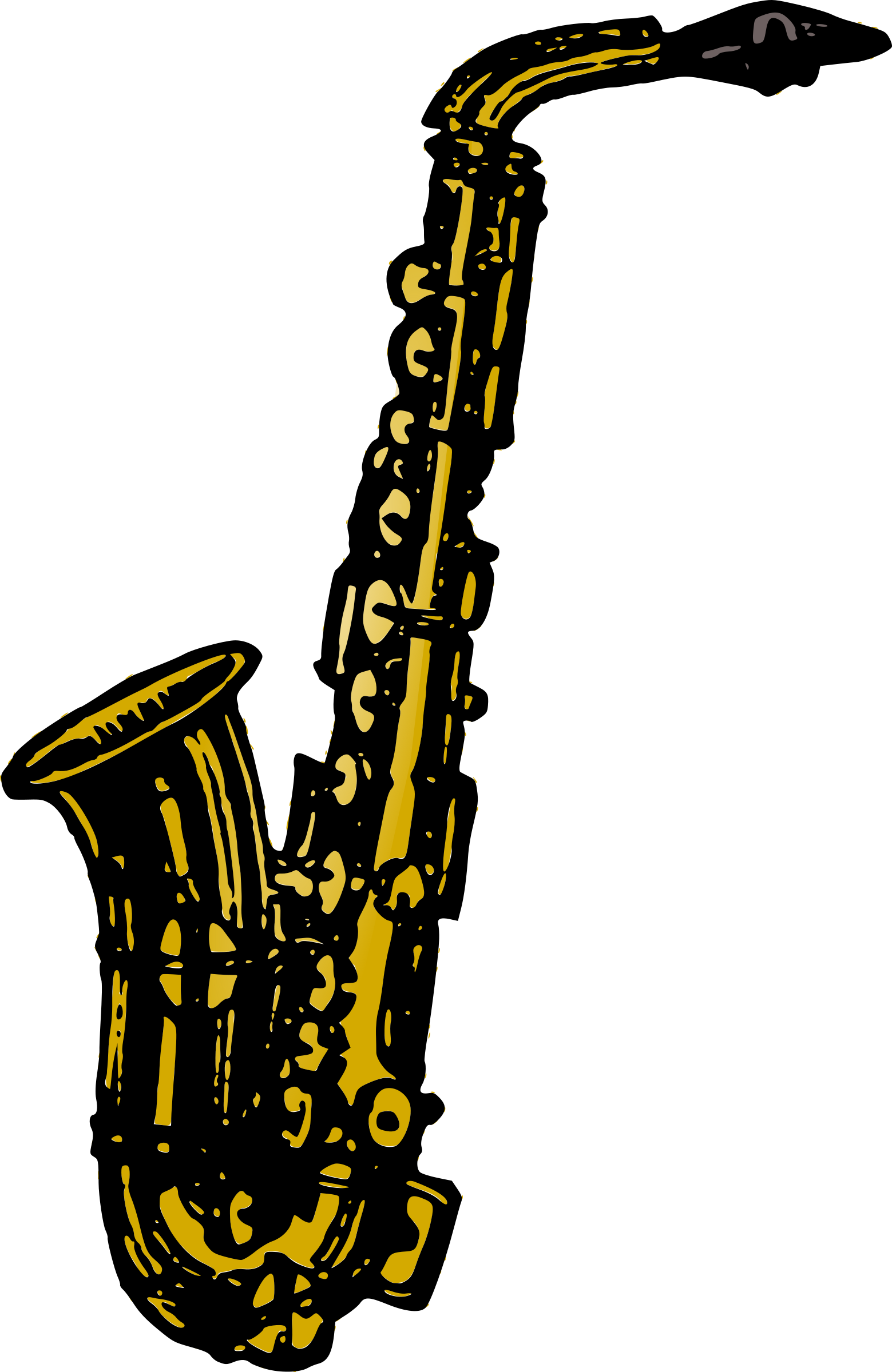 Download - Alto Saxophone Clip Art (1559x2400)
