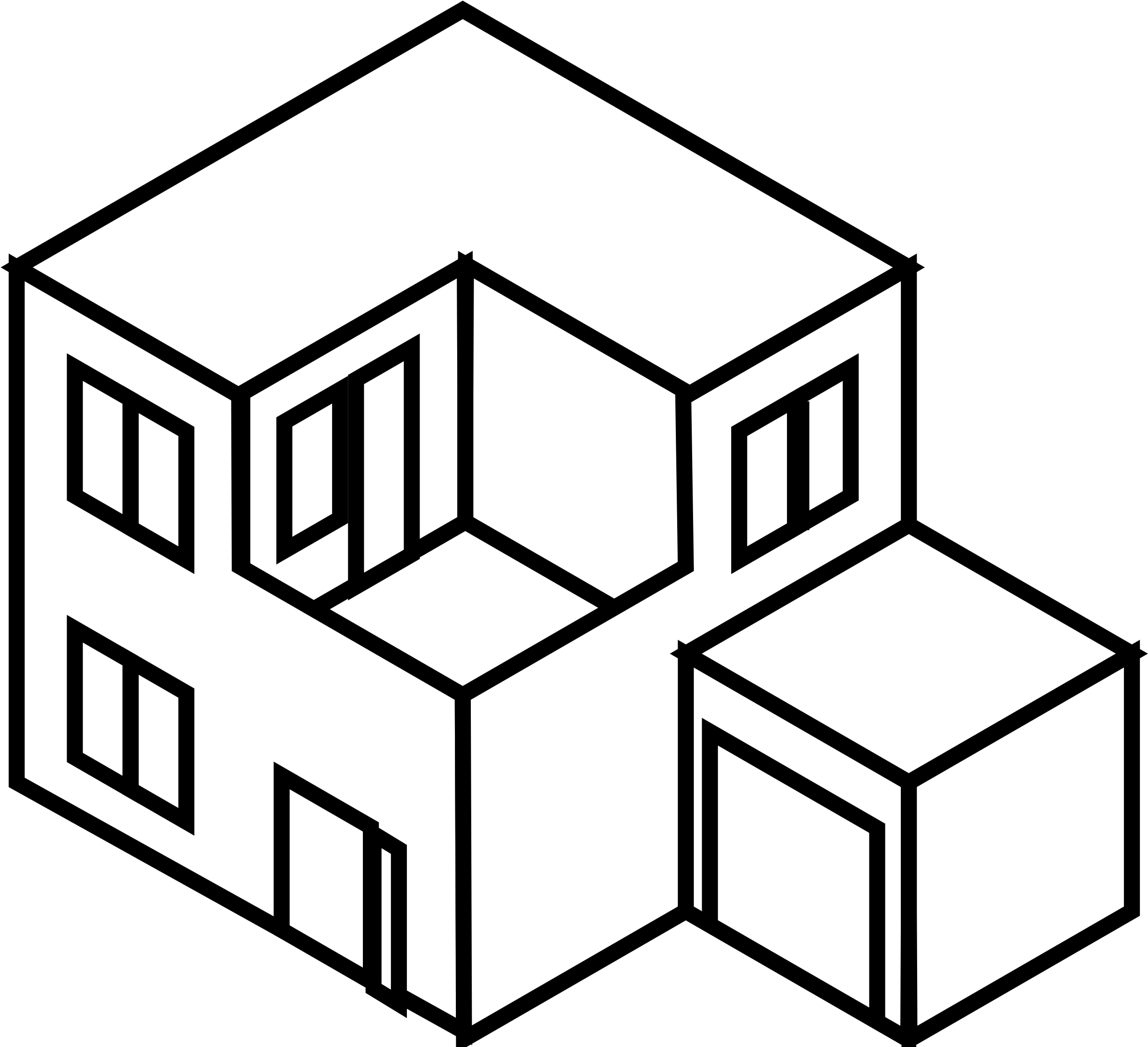 Rg 1 24 Isocity House 1 Black White Line Art - Vector Graphics (2555x2367)