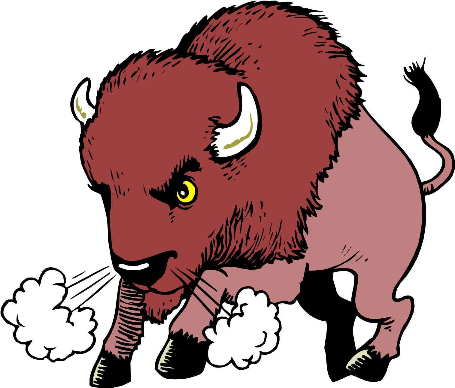 Bison Clip Art - Buffalosoldier Messenger Bag (1532x1307)