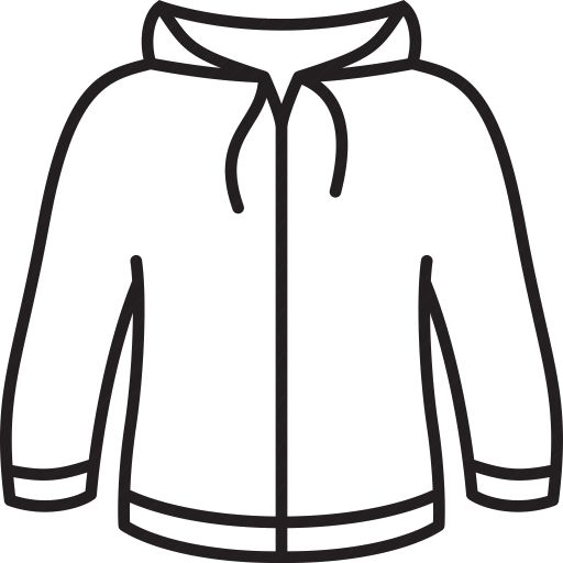 Hoodies - Clip Art Hoodie (512x512)