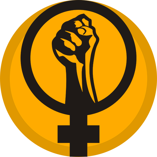Female Feminist Symbol Fist Cotton Canvas Tote (512x512)