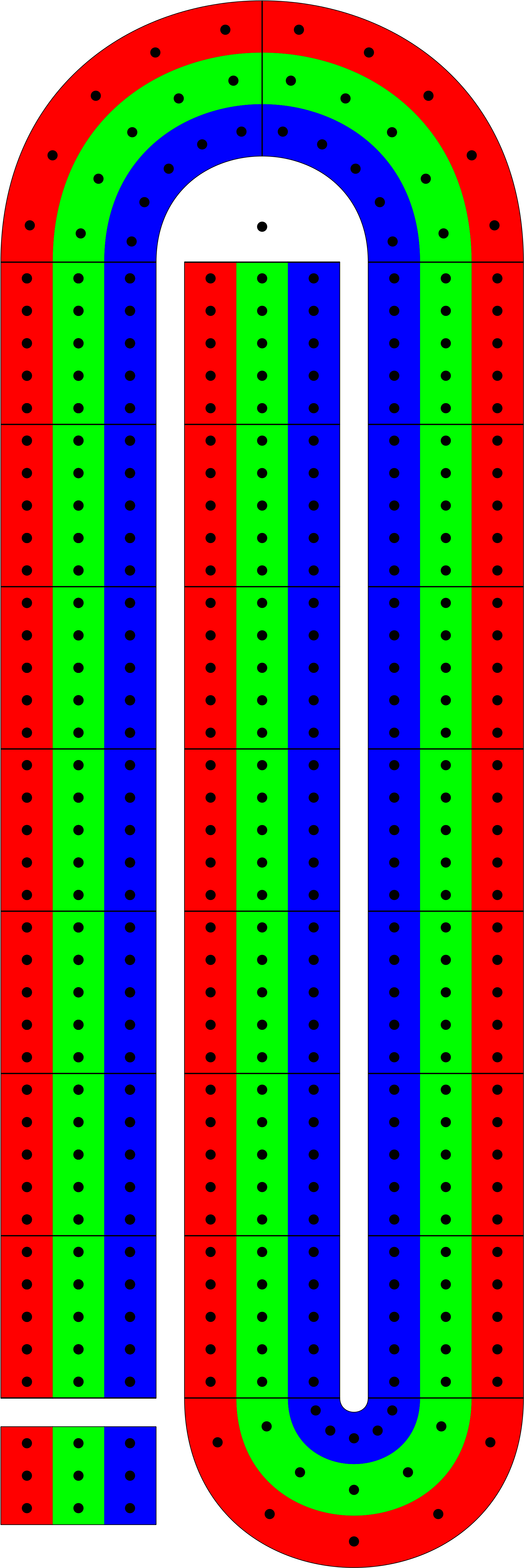 File Cribbage Board Svg Wikimedia Commons - Cribbage Board To Print (2000x5991)