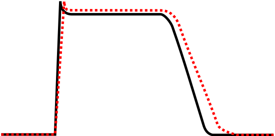 Effect Of Class Iii Antiarrhythmic Agent On Cardiac - Calcium Channel Blocker Effect On Action Potential (550x273)