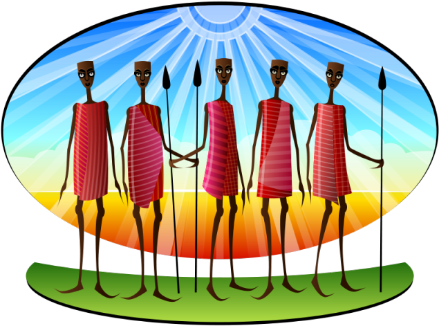 Tribal Clipart Tribal Art - Tribe Clipart (640x480)