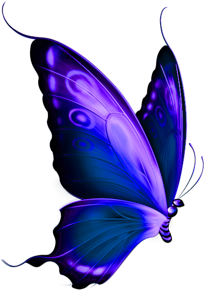 Фото, Автор Svetlera На Яндекс - Purple Butterflies (469x600)