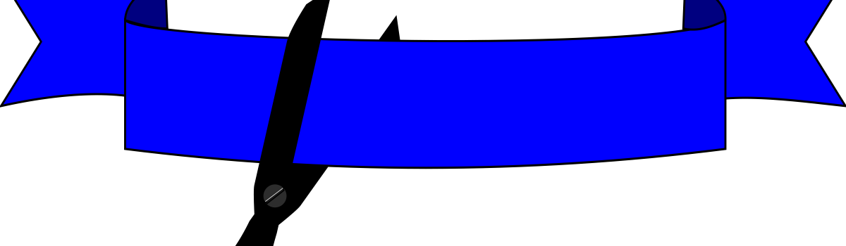Ribbon Cutting And Open House - Clip Art (1200x350)