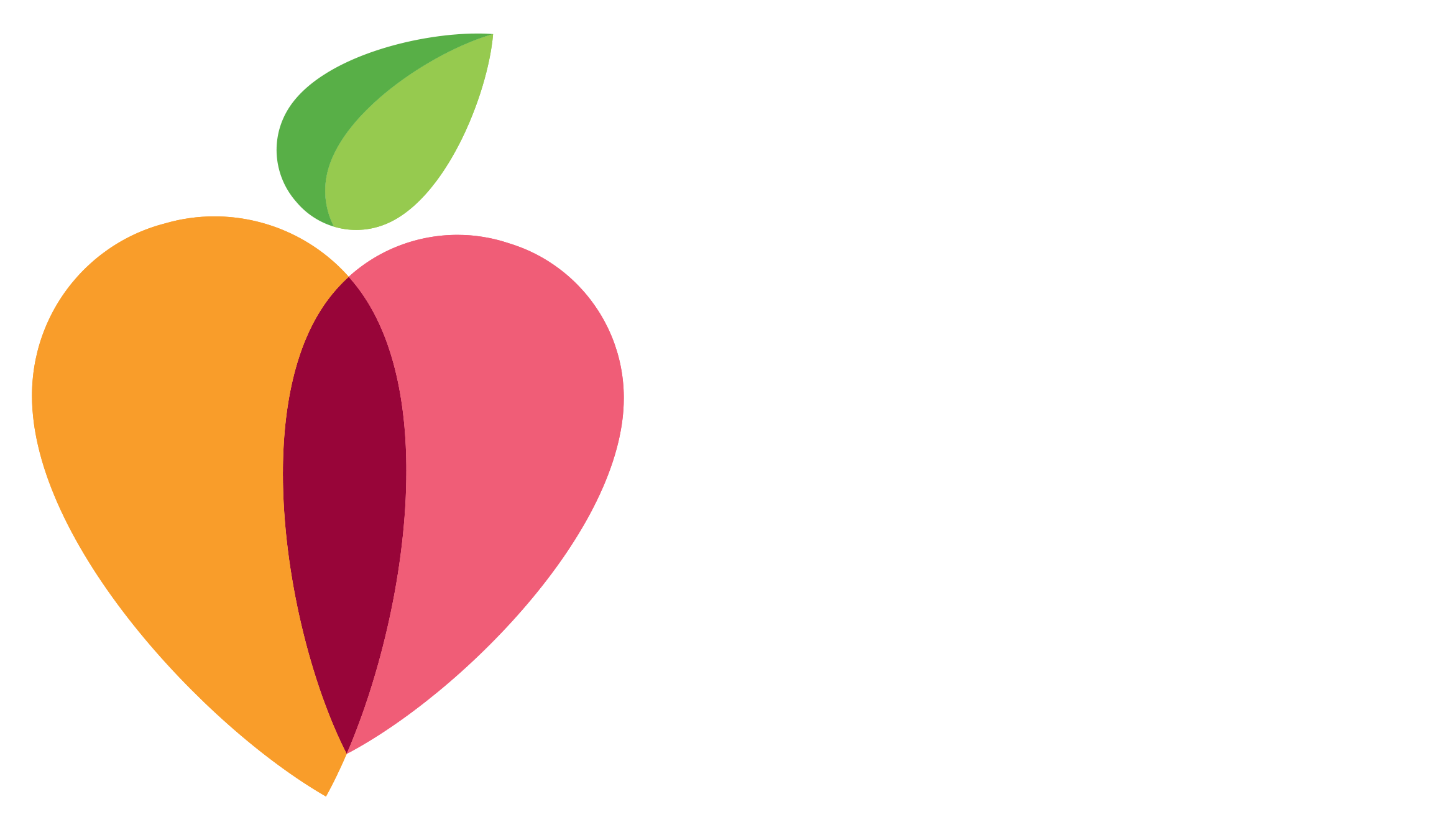 Horizontal Logo With White Text And Outline - Food (2379x1406)