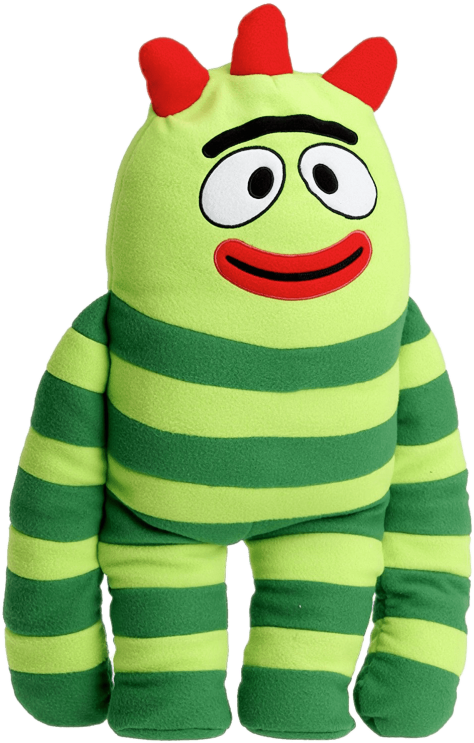 Yo Gabba Gabba Brobee Doll - Home To Deals - Yo Gabba Gabba Brobee Cuddle Pillow (480x754)
