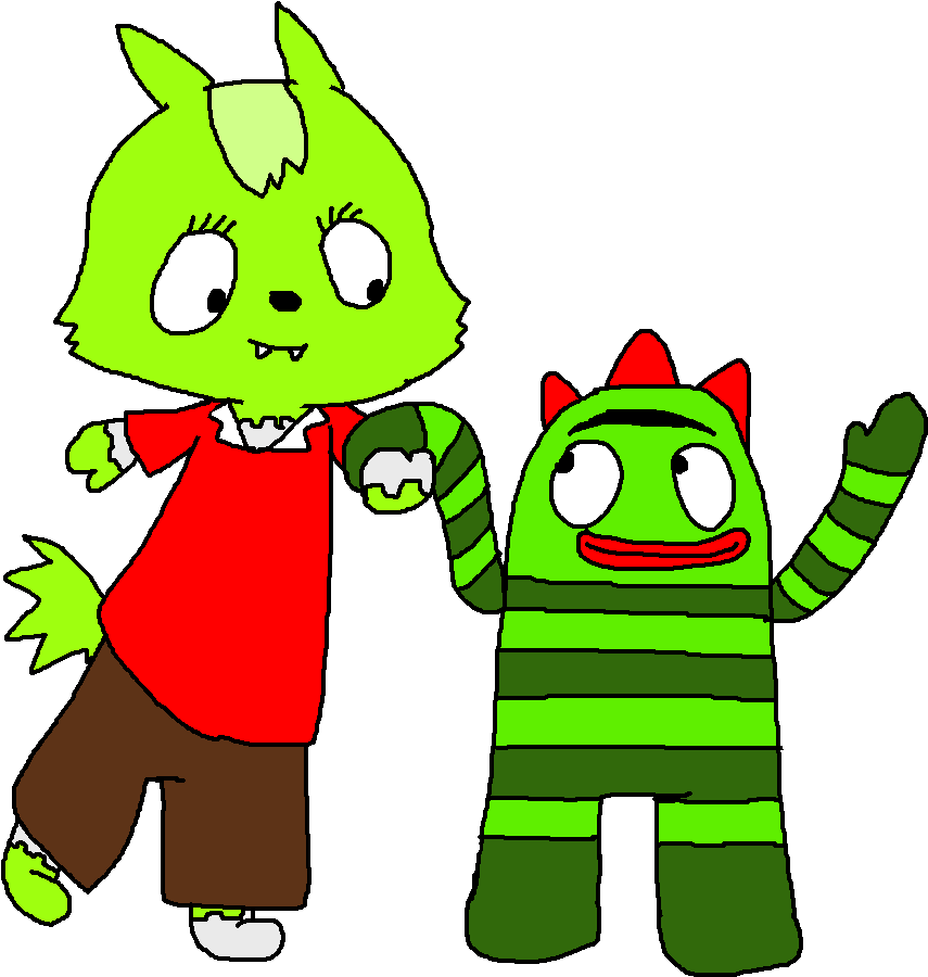 Gerty And Brobee By Poppyraps On Deviantart - Portable Network Graphics (1000x1000)