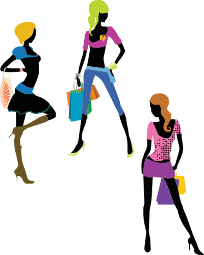 Fashion Free Download Png - Transparent Online Shopping Clipart (400x500)