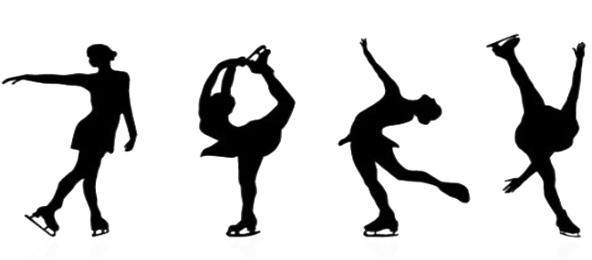 Download Figure Skating Images Free Clipart Ice Skating - Figure Skating Silhouette Clip Art (657x287)