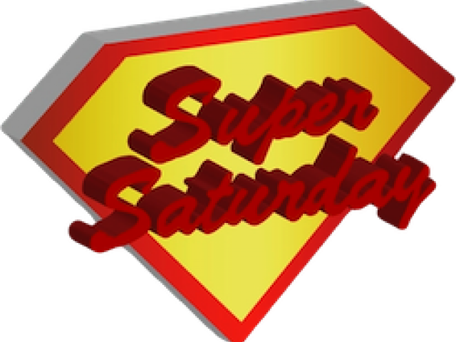 Saturday Clipart Transparent - Super Saturday (640x480)