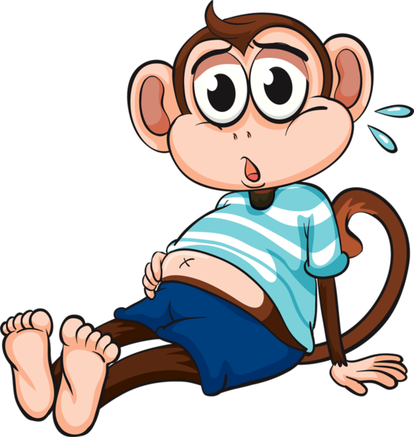 Insects, Tube, Humour, Clip Art, Daughters, Humor, - Monkey Human Cartoon (600x632)