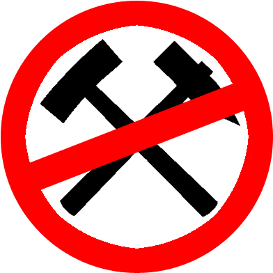 Blm Bans New Mining Claims In Protected Desert Land - No Mining Allowed Sign (403x406)