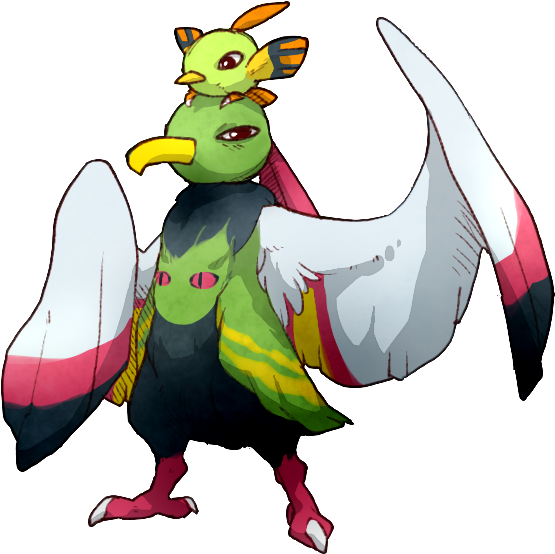 [pokémon Open] Pmd - Natu And Xatu (706x555)