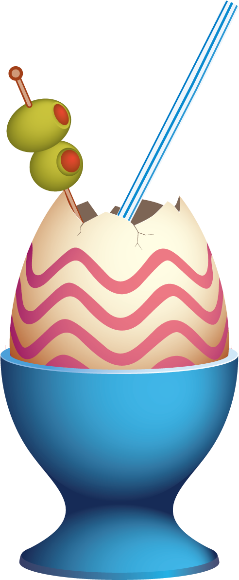 Cocktail Cup Breakfast Eggshell - Egg (1276x1276)