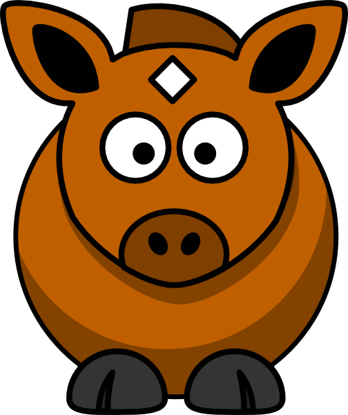 Cartoon Elk Drawing (504x600)