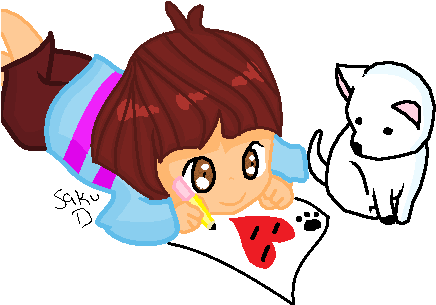 Banner Transparent Library Drawing Time - Cartoon (455x389)