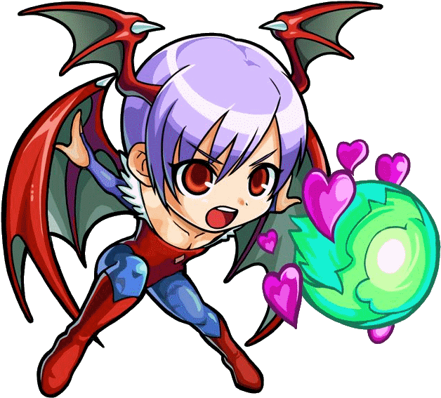 Lilith Drawing Spirit - Street Fighter X All Capcom Lilith (637x573)