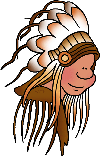 Cheyenne Man - Plains Indians Clipart (454x648)