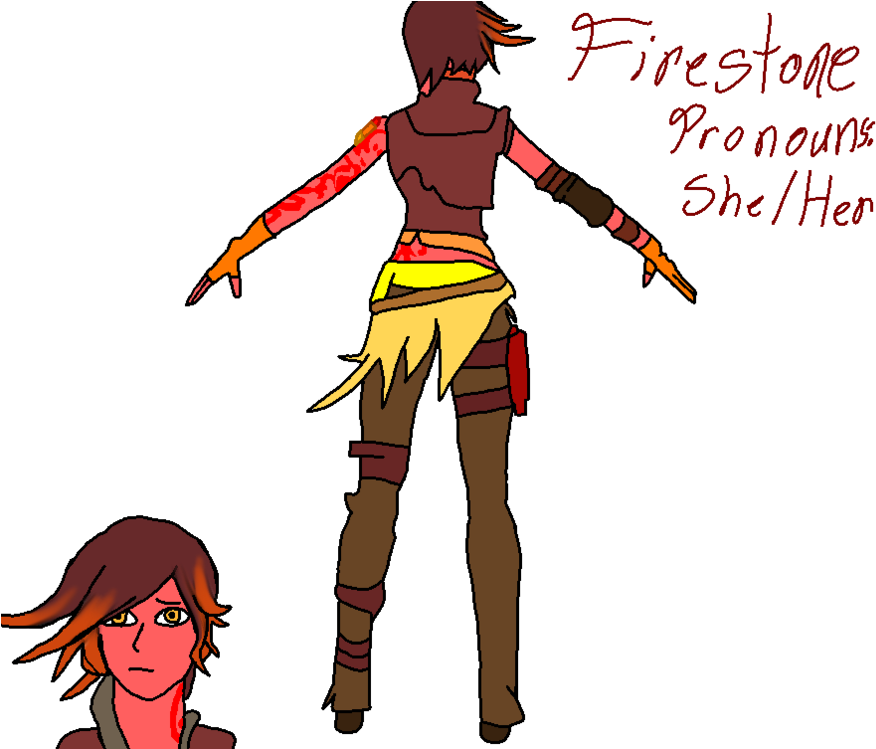 Borderlands Gems Au Lilith As Firestone By Alienoutsider - Borderlands (900x748)