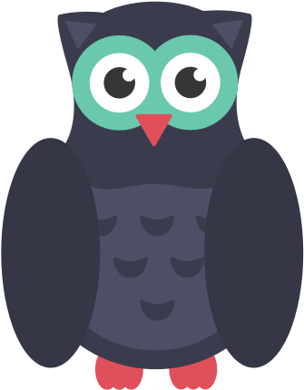 Owl Bird Icon Flat - Owl (550x550)