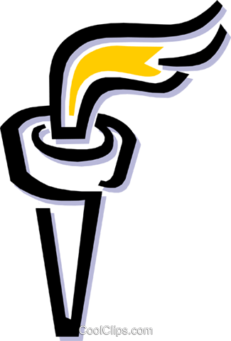 Torch Royalty Free Vector Clip Art Illustration - Amar Jyoti (325x480)