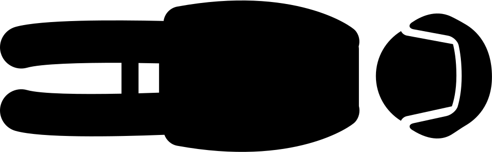 Olympic Luge Silhouette From Top View Comments - Luge At The 2018 Olympic Winter Games (980x303)