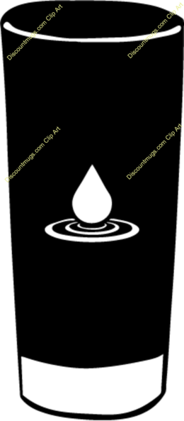 Pint Glass Clipart - Book (260x593)