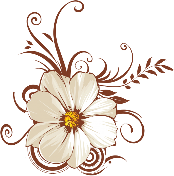 Résultat De Recherche D'images Pour "dessin De Fleur - Flower Background Png Vector (600x600)