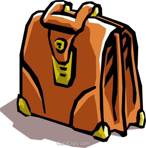 Briefcase Royalty Free Vector Clip Art Illustration - Teacher Tools (472x480)