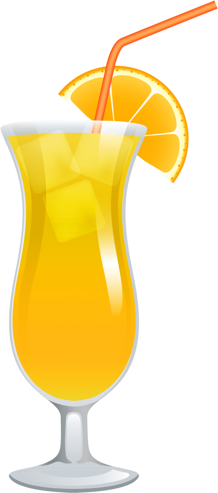 Cocktail Screwdriver Png Free Images Toppng Transparent - Orange Martini Clipart Png (480x1020)
