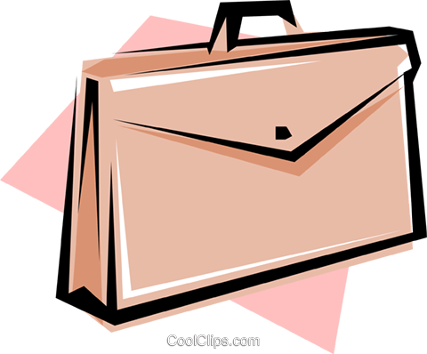 Briefcase Royalty Free Vector Clip Art Illustration - Clip Art (480x398)