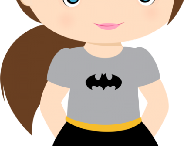 Super Girl Clipart Toddler Superhero - Batichica Niña Caricatura (640x480)