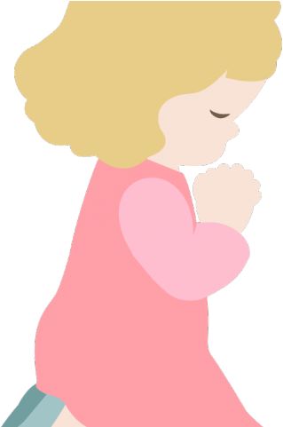 Buy Clipart Little Girl - Little Girl Praying Clipart (640x480)