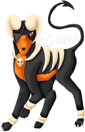 Battle Castle - Afternoon - Houndoom (500x500)